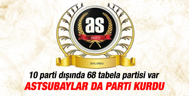 Emekli astsubaylar parti kurdu