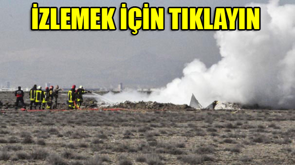 Konya'da askeri uçak düştü: 2 şehit