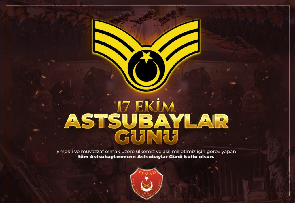 2021 YILI ASTSUBAYLAR GÜNÜ VE TEMAD’IN 37’NCİ KURULUŞ YIL DÖNÜMÜ AFİŞİ