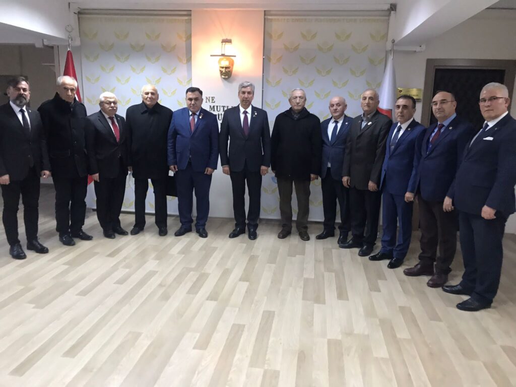 AZERBAYCAN ASKERİ DERNEKLER FEDERASYON BAŞKANI SN. EMİN HASANLI VE TÜRKİYE MUHARİP GAZİLER DERNEĞİ GENEL BAŞKANI SN. BEYAZIT YUMUK İLE BERABERLERİNDEKİ HEYETİN HAYIRLI OLSUN ZİYARETLERİ