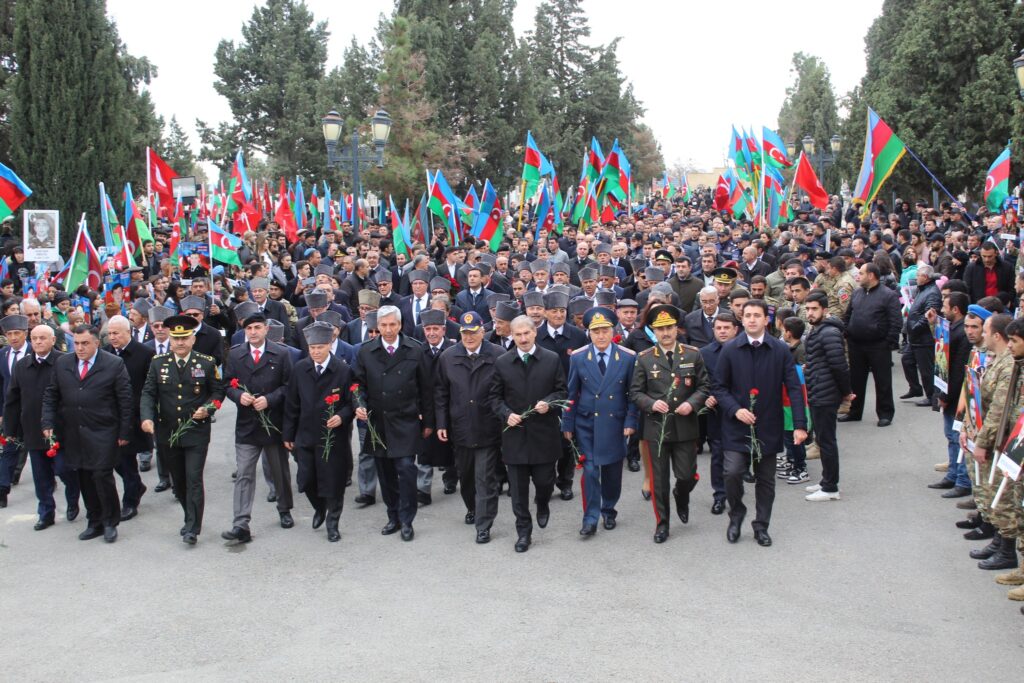AZERBAYCAN CUMHURİYETİNİN DAVETLİSİ OLARAK 8 KASIM ZAFER GÜNÜ KUTLAMALARINA KATILDIK